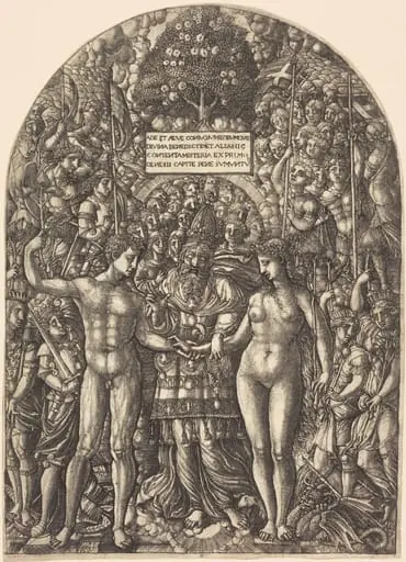 The Marriage of Adam and Eve, by Jean Duvet