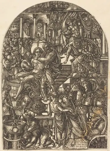 The Martyrdom of Saint John the Evangelist, by Jean Duvet