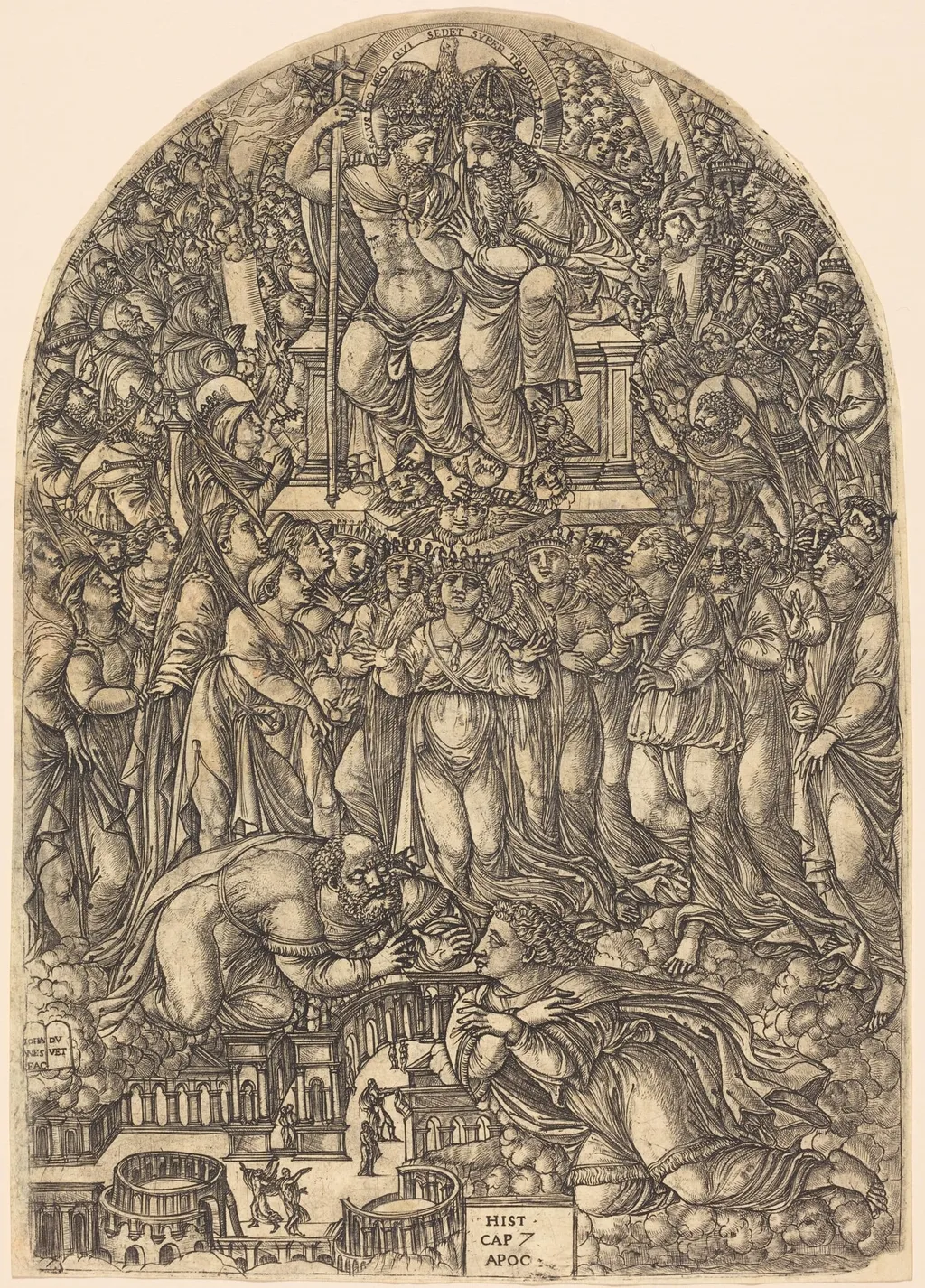 The Multitude Which Stands before the Throne, by Jean Duvet, ink, 1551