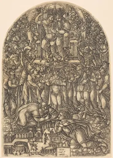 The Multitude Which Stands before the Throne, by Jean Duvet