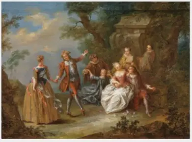 Fête Champêtre - Dance, by Jean Étienne Le Bel