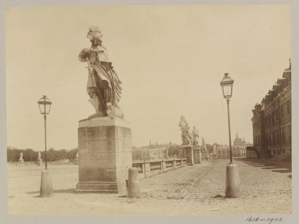 Cour d'honneur, Versailles, France, by Jean-Eugène-Auguste Atget, photographic, 1900