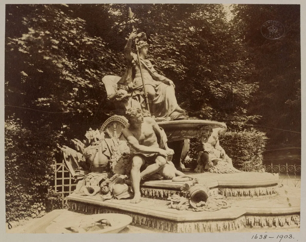 "France Triumphant", Versailles, France, by Jean-Eugène-Auguste Atget, photographic, 1900