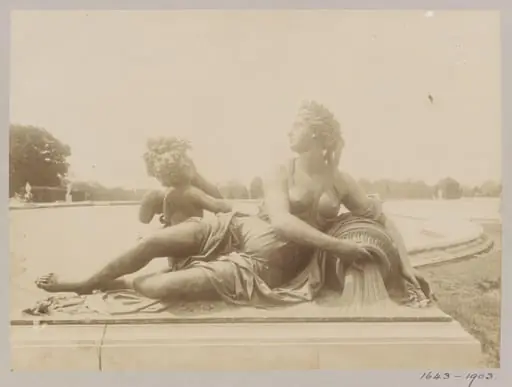 Statue, Versailles, France, by Jean-Eugène-Auguste Atget
