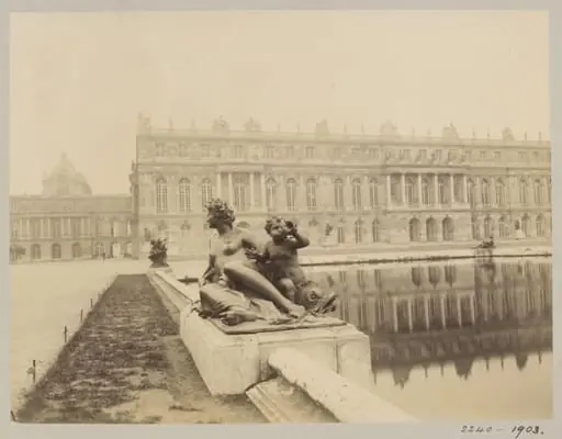 View of Palace & Sculpture, Versailles, France