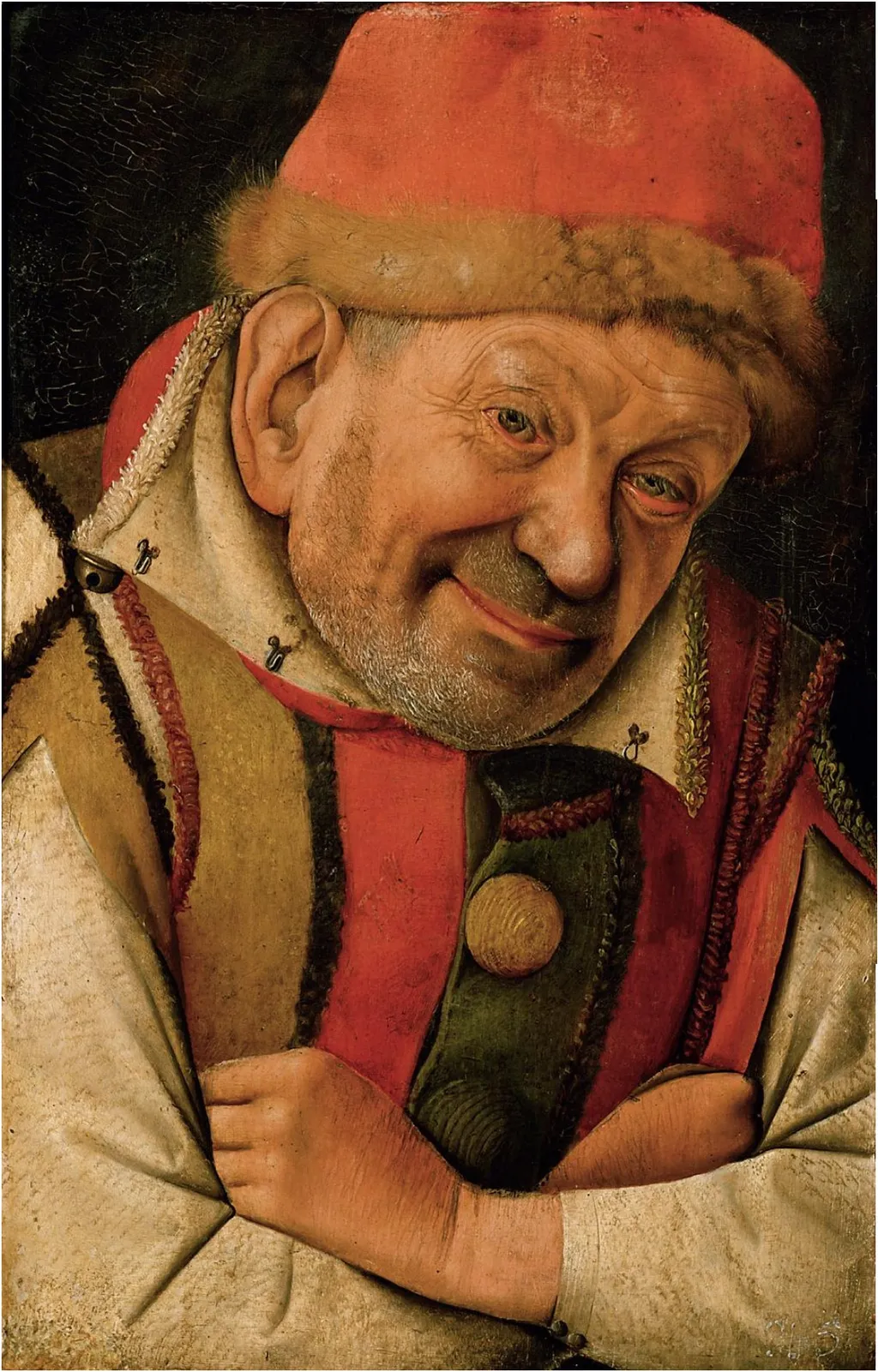 Portrait of the court jester Gonella, by Jean Fouquet, oil, 1447
