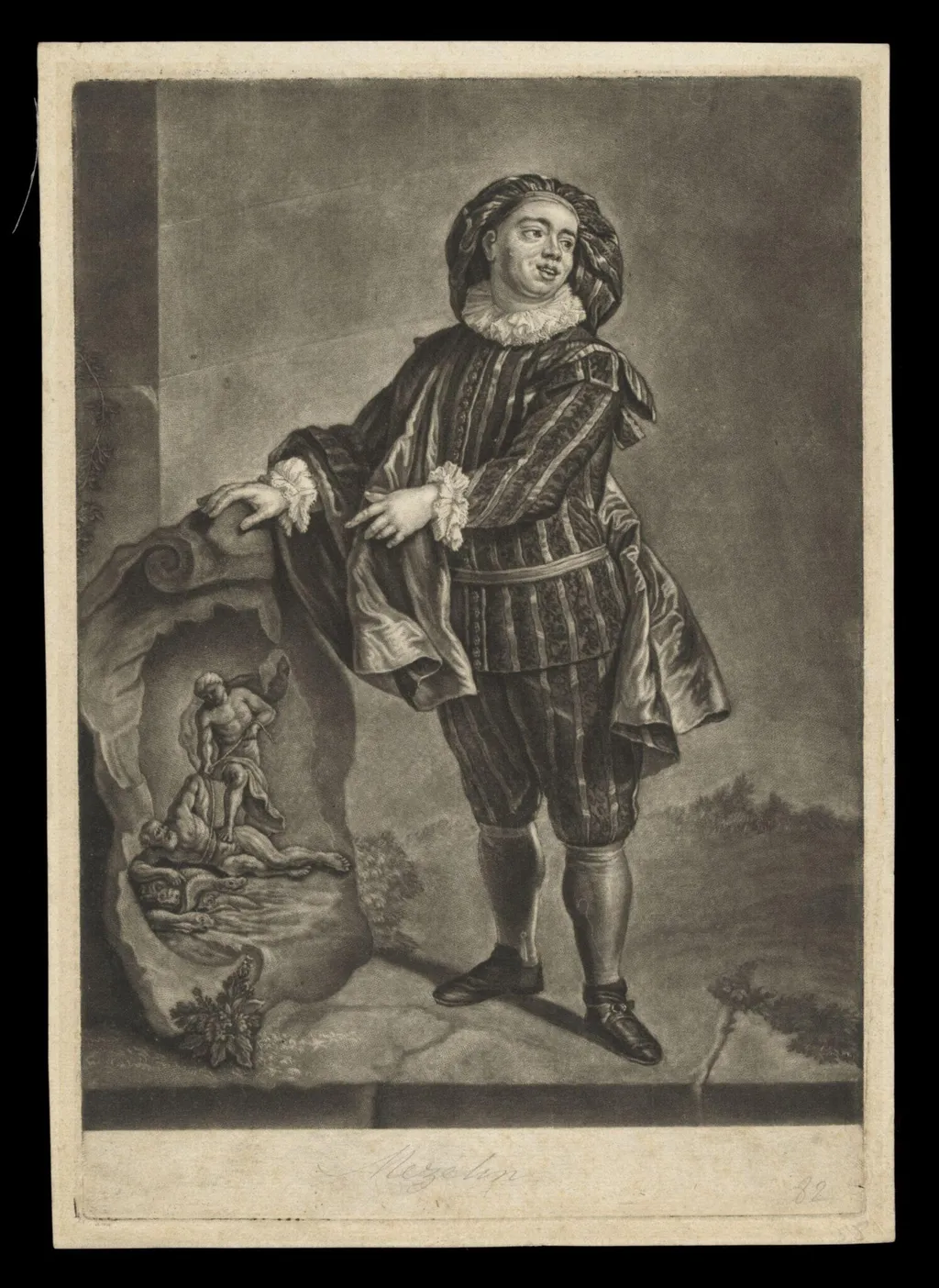 H Beard Print Collection, by Jean-François de Troy, 1750