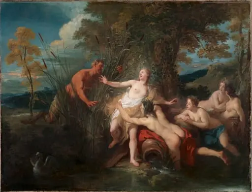 Pan and Syrinx, by Jean-François de Troy