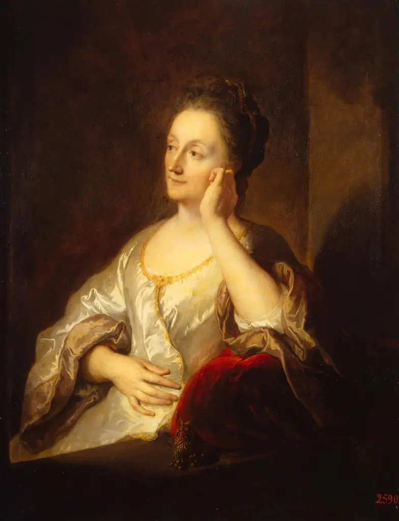 Portrait of Jeanne de Troy, the Artist's Wife, by Jean-François de Troy