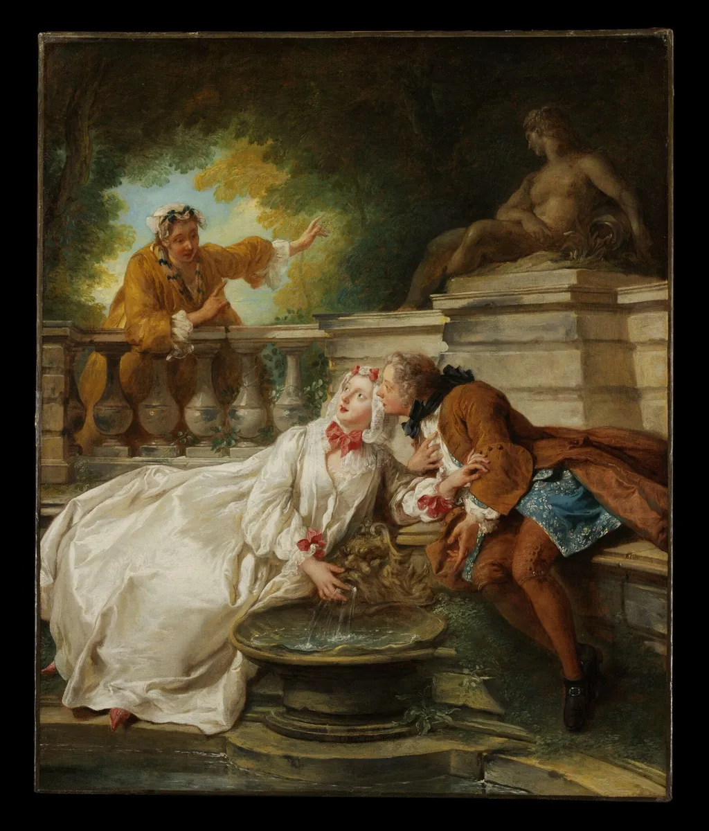 The Alarm, by Jean François de Troy, oil, 1723