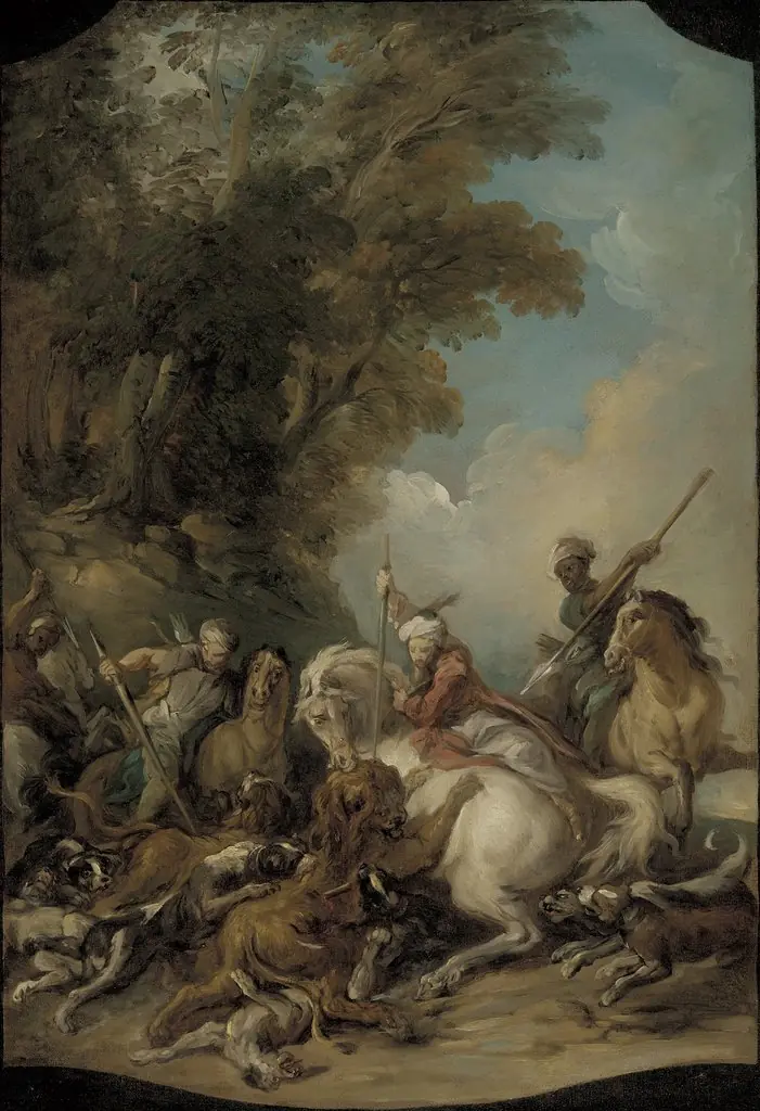 The Lion Hunt, by Jean-François de Troy
