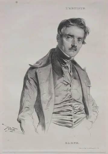 Antoine-Louis Barye, by Jean Francois Gigoux