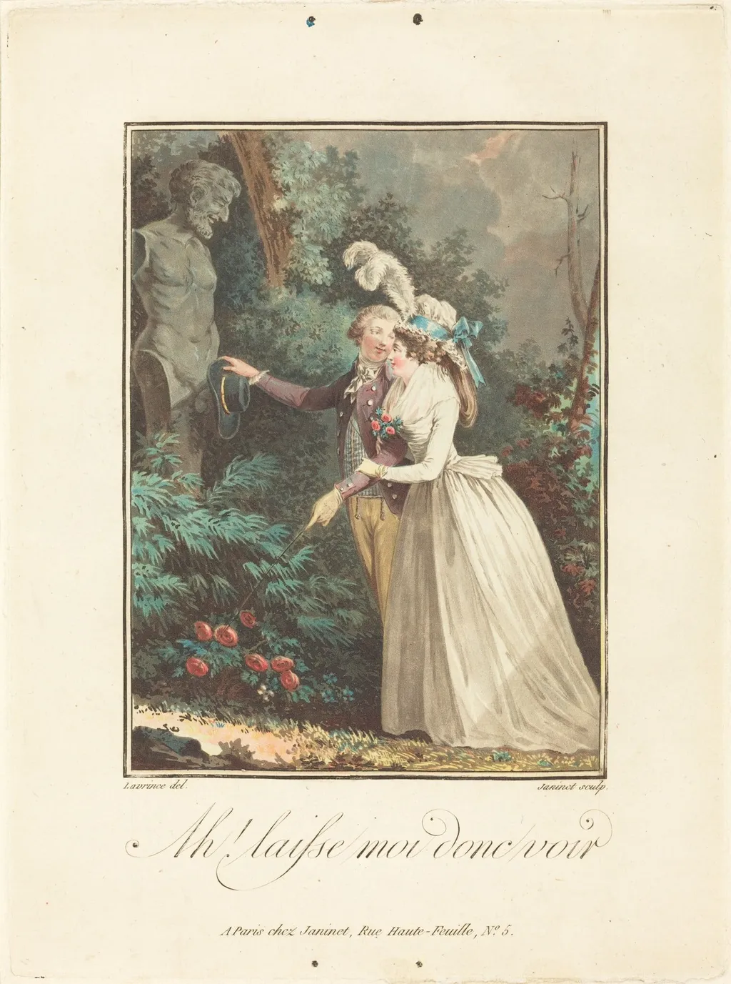 Ah! Laisse-moi donc voir, by Jean-François Janinet, ink, 1783