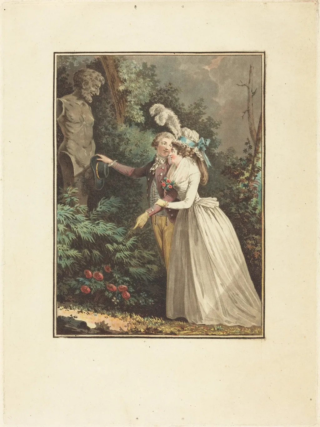 Ah! Laisse-moi donc voir, by Jean-François Janinet, ink, 1783