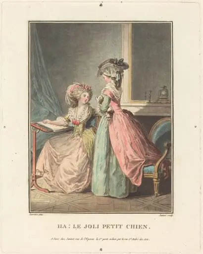 Ha! La joli petit chien, by Jean-François Janinet