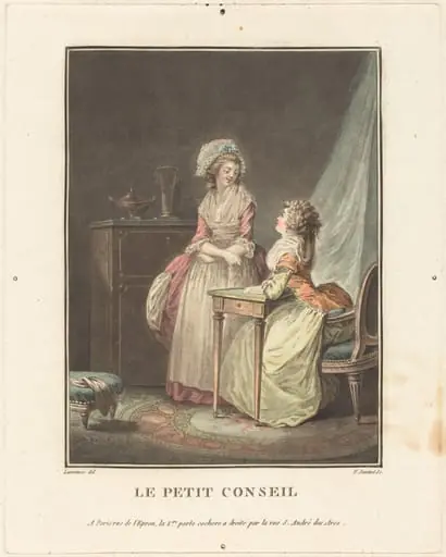 Le petit conseil, by Jean-François Janinet
