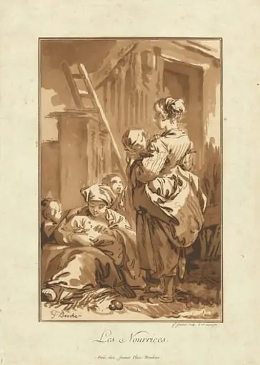 Les Nourrices (The Nurses), by Jean-François Janinet