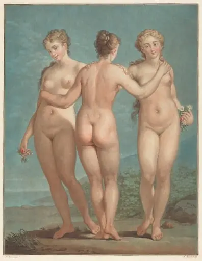 Les trois graces, by Jean-François Janinet