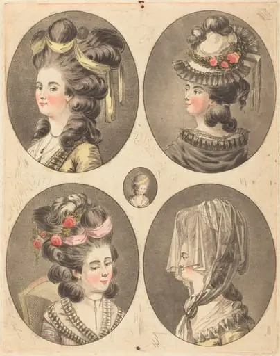 Modeles de coiffures, by Jean-François Janinet