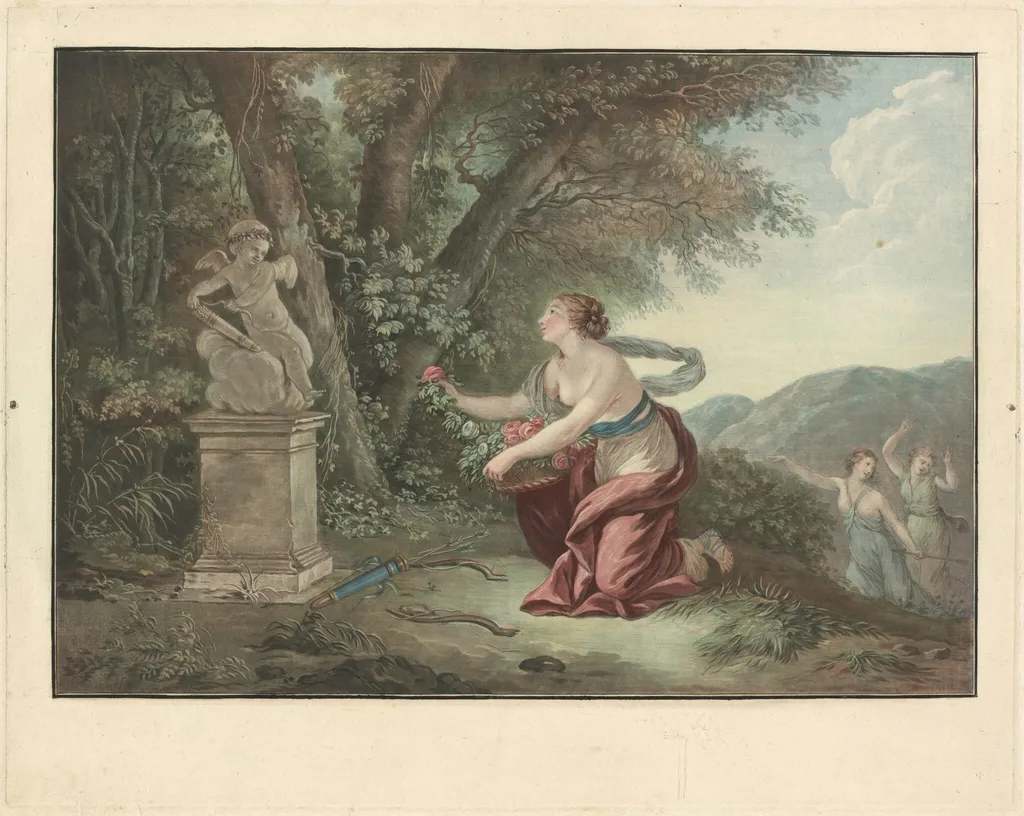 Offrande à l'amour, by Jean-François Janinet, ink, 1783
