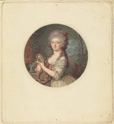 Portrait d'une jeune princesse, by Jean-François Janinet