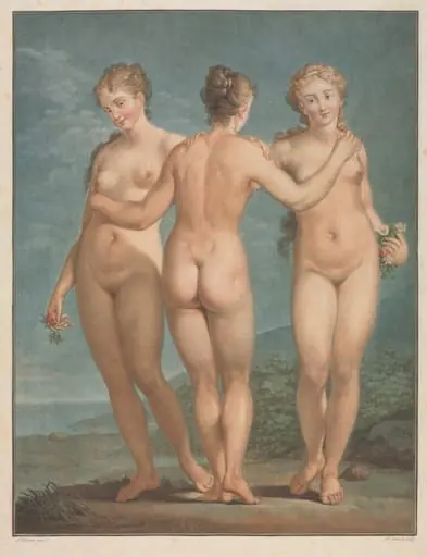 The Three Graces, by Jean-François Janinet