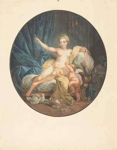 Venus desarmant l'amour, by Jean-François Janinet