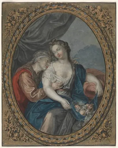 Vertumnus and Pomona, by Jean-François Janinet