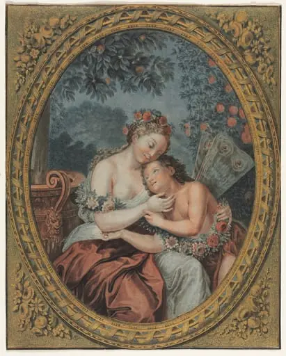 Zephyre and Flore, by Jean-François Janinet