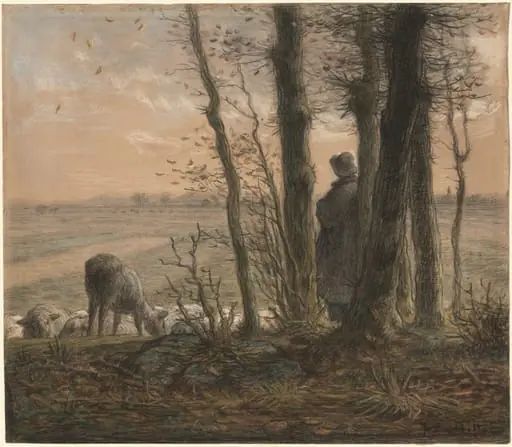 Falling Leaves, by Jean François Millet