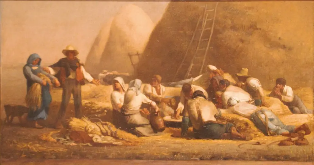 Harvesters Resting (Ruth and Boaz), by Jean François Millet