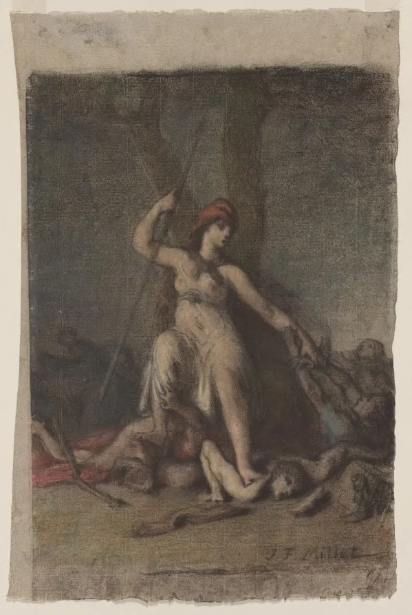 Liberty, by Jean François Millet, 1848
