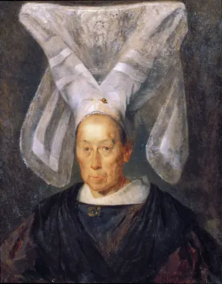 Madame Catherine Chancoigne, by Jean François Millet, 1841