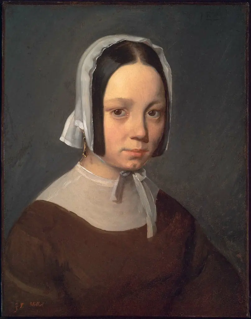 Madame J.-F. Millet (Pauline-Virginie Ono), by Jean François Millet