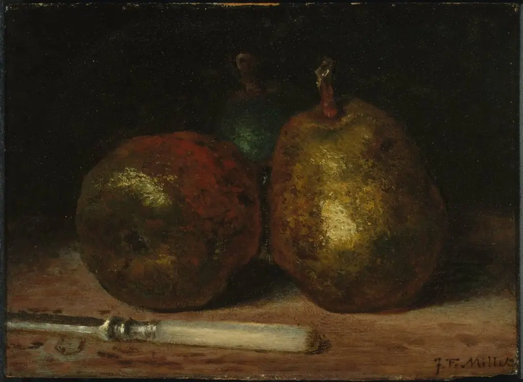 Pears, by Jean François Millet