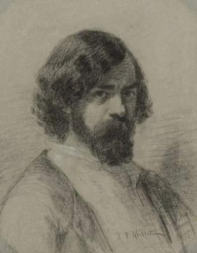 Portrait of Narcisse Virgile Diaz de la Peña, by Jean François Millet