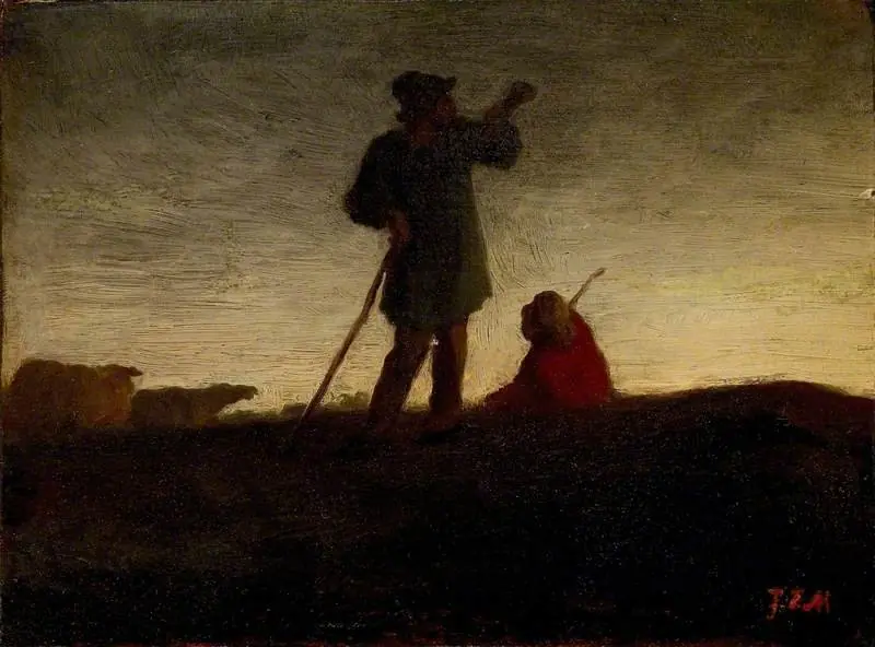 Recalling the Flock, by Jean François Millet