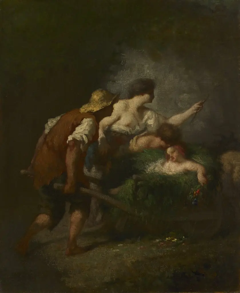 Return from the Fields, by Jean François Millet, 1846