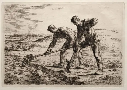 The Diggers, by Jean François Millet