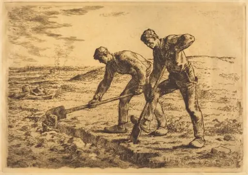 The Diggers (Les becheurs), by Jean François Millet