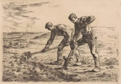 The Diggers (Les Becheurs), by Jean François Millet