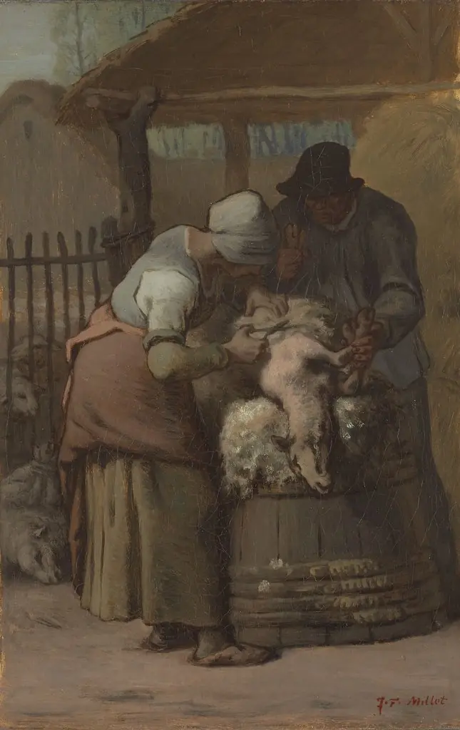 The Sheepshearers, by Jean François Millet