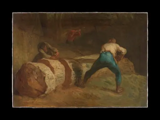 The Wood Sawyers, by Jean François Millet