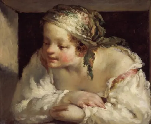 Young Woman, by Jean François Millet