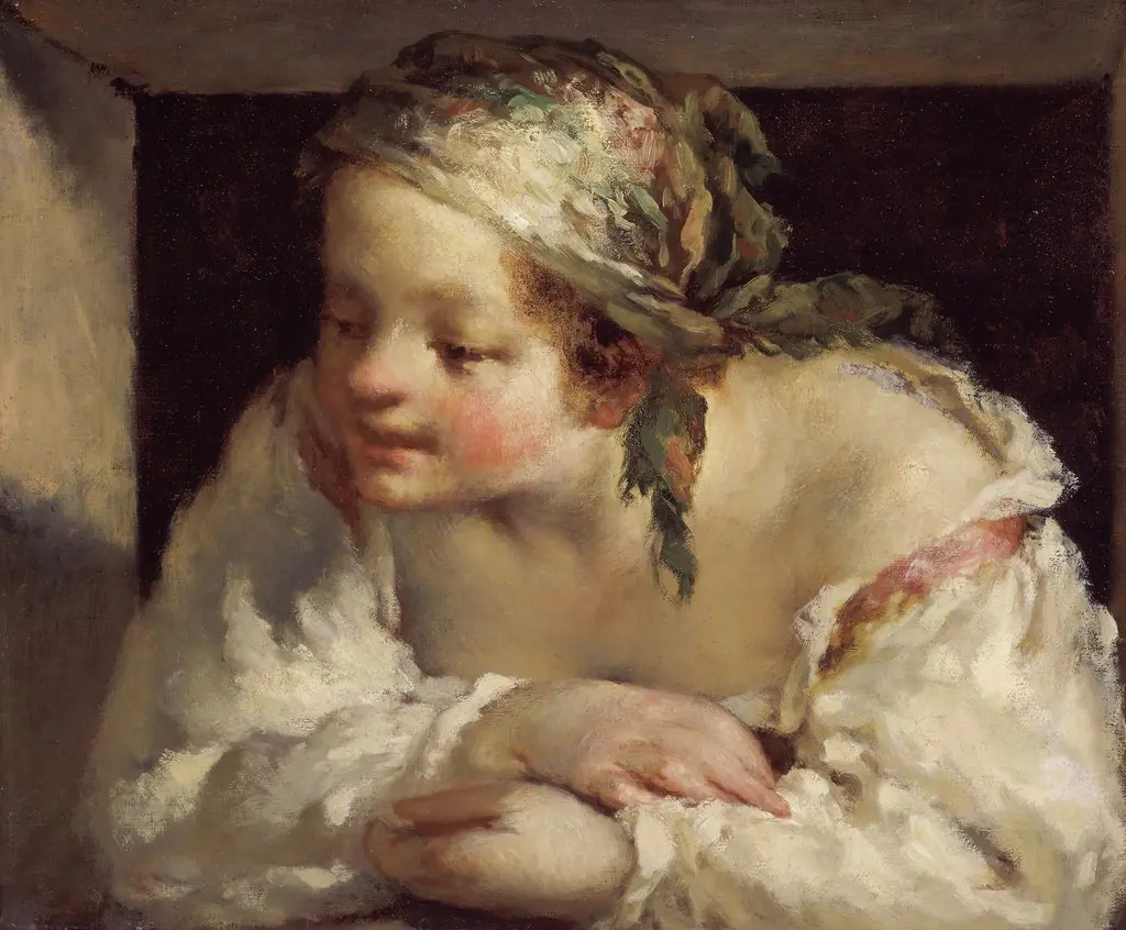 Young Woman, by Jean François Millet