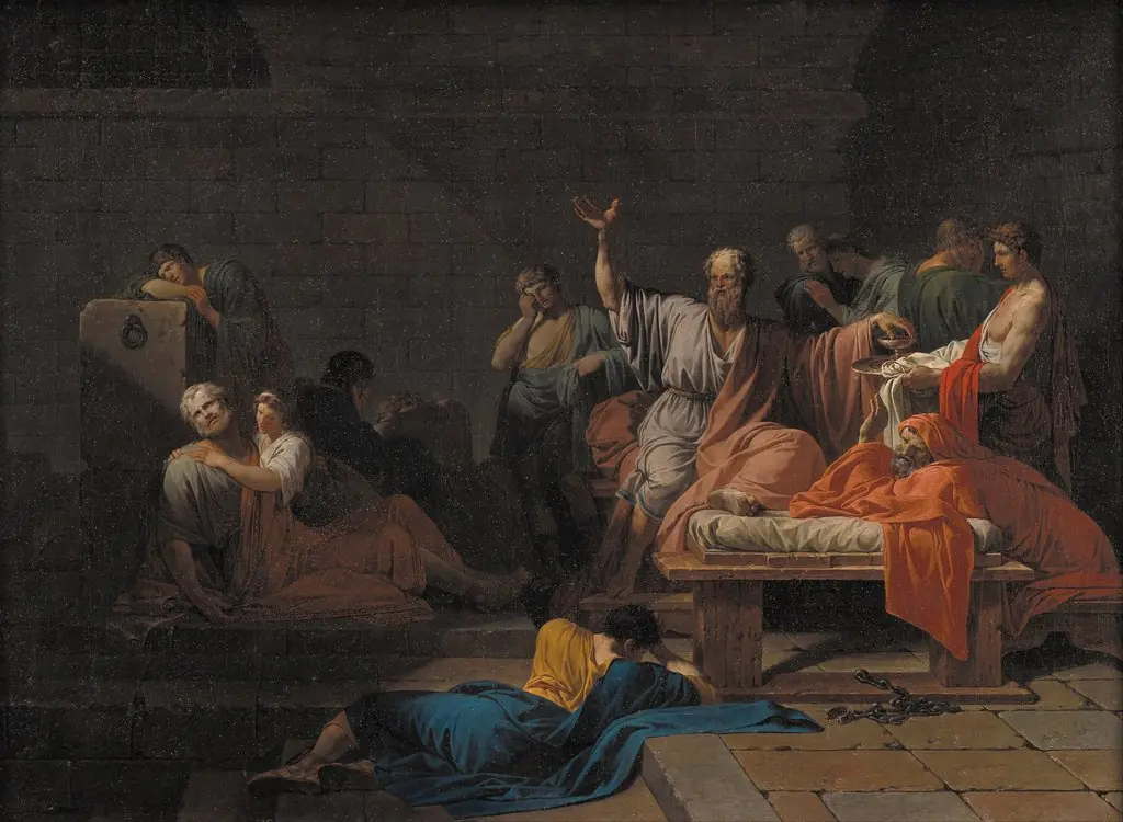 The Death of Socrates, by Jean-François Pierre Peyron