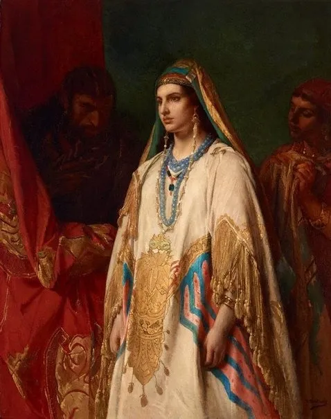 Esther, by Jean-François Portaels, oil, 1869