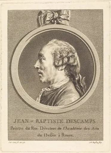 Jean Baptiste Descamps, by Jean Francois Rousseau