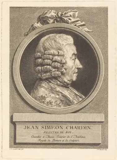 Jean Baptiste Simeon Chardin, by Jean Francois Rousseau