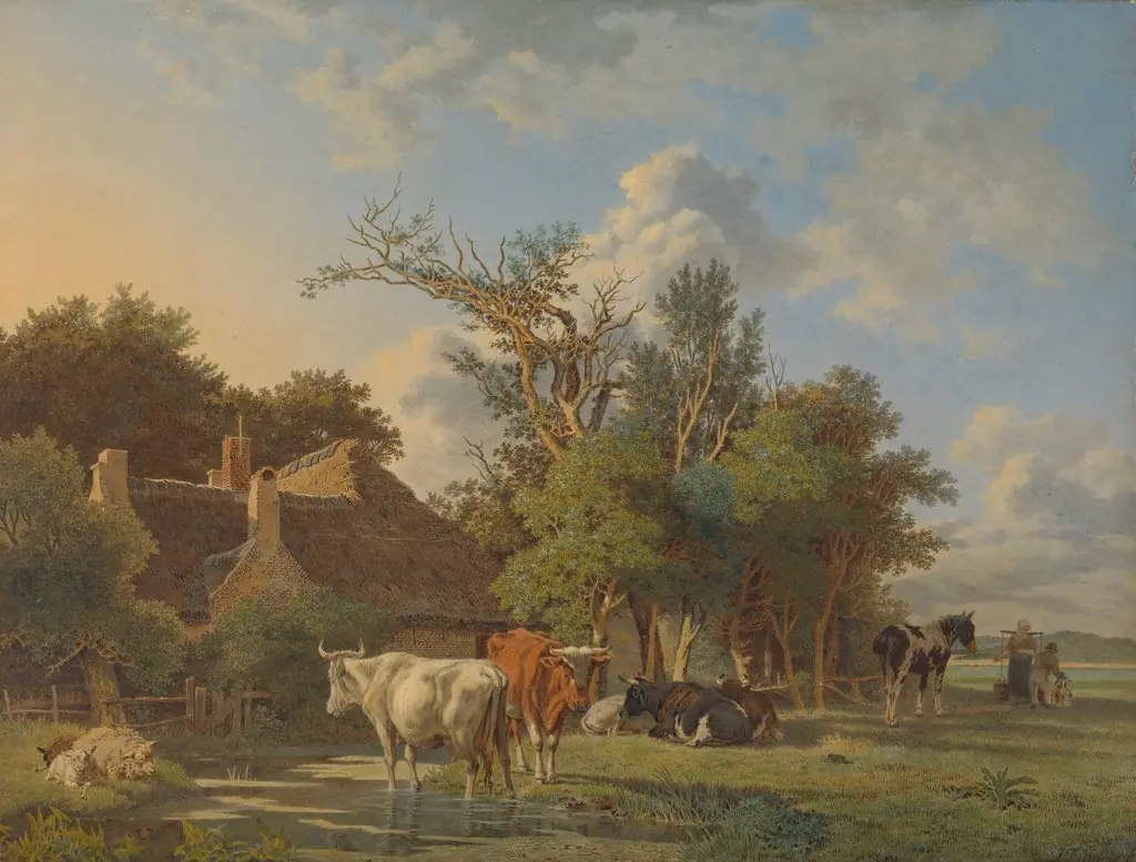Landscape, by Jean François Valois